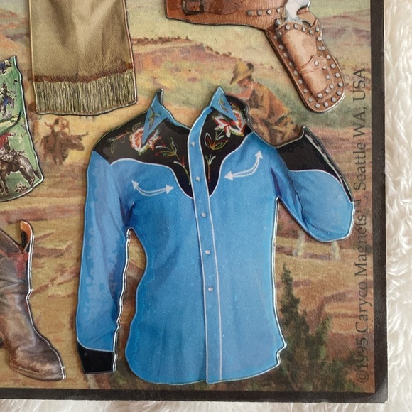 Vintage 1995 Caryco Magnets Westernwear for David Statue Magnet (not included) - Picture 4 of 7